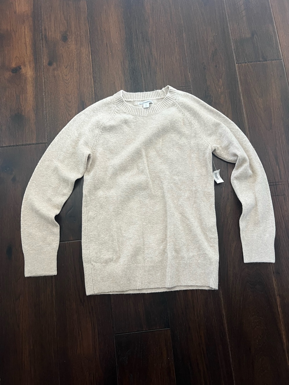 Classic fit soft touch beige sweater